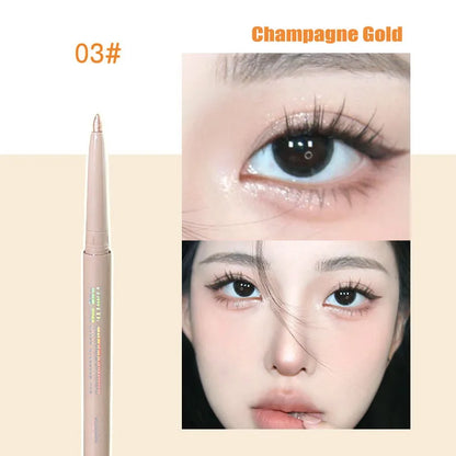 Matte Brightening Lying silkworm Shadow Pen Dual-use Eyeliner Gel Pen Beige Skin Tone Concealer Pen Smooth Contour Eye Shadow