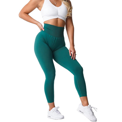 NVGTN Solid Seamless Leggings Women Soft Workout Tights Fitness Outfits Yoga Pants High Waisted Gym Wear Spandex Leggings