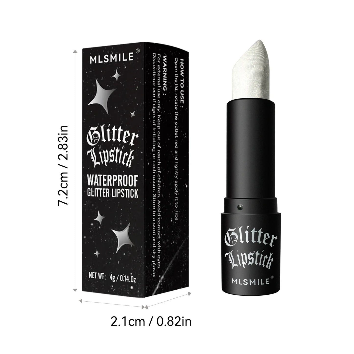 Diamond Lipstick Matte Glitter Lip Tint Balm Waterproof Long Lasting Pearl Shine Lip Gloss White Shimmer Sexy Lip Makeup