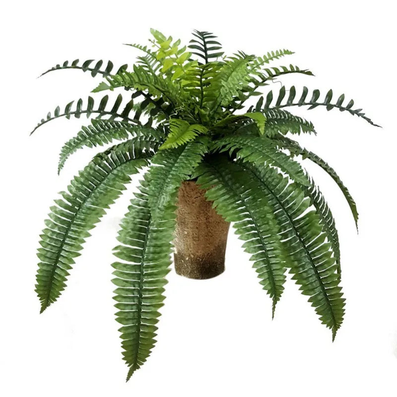 25-110cm Artificial Tropical Persian Vines Fake Fern Leafs Persian Leaf Vine Green Wall Hanging Plants For Home Garden Party Dec