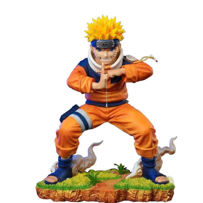 Naruto Anime Figures Uzumaki Naruto Shadow Split Technique 20cm Figurine PVC Model Doll Collection Perimeter Toys Kids Gifts