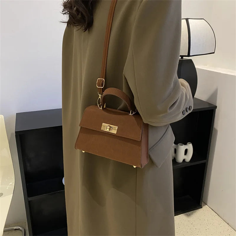 2023 New Fashion Shoulder Bag Plaid PU Leather Ladies Handbags Designer Crossbody Bags For Women