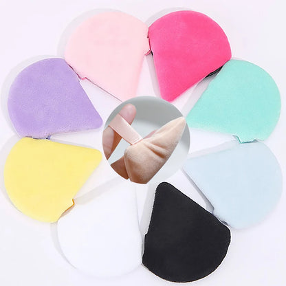 1/8Pcs Triangle Velvet Cosmetic Puff Make Up Loose Powder Application Sponges Face Contour Shadow Foundation Setting Makeup Puff