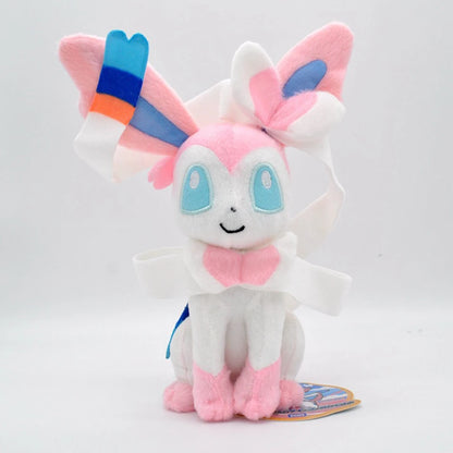 22cm Pokemon Plush Doll Toy Kawaii Glaceon Leafeon Espeon Jolteon Vaporeon Flareon Eevee stuffed doll for kids birthday gift