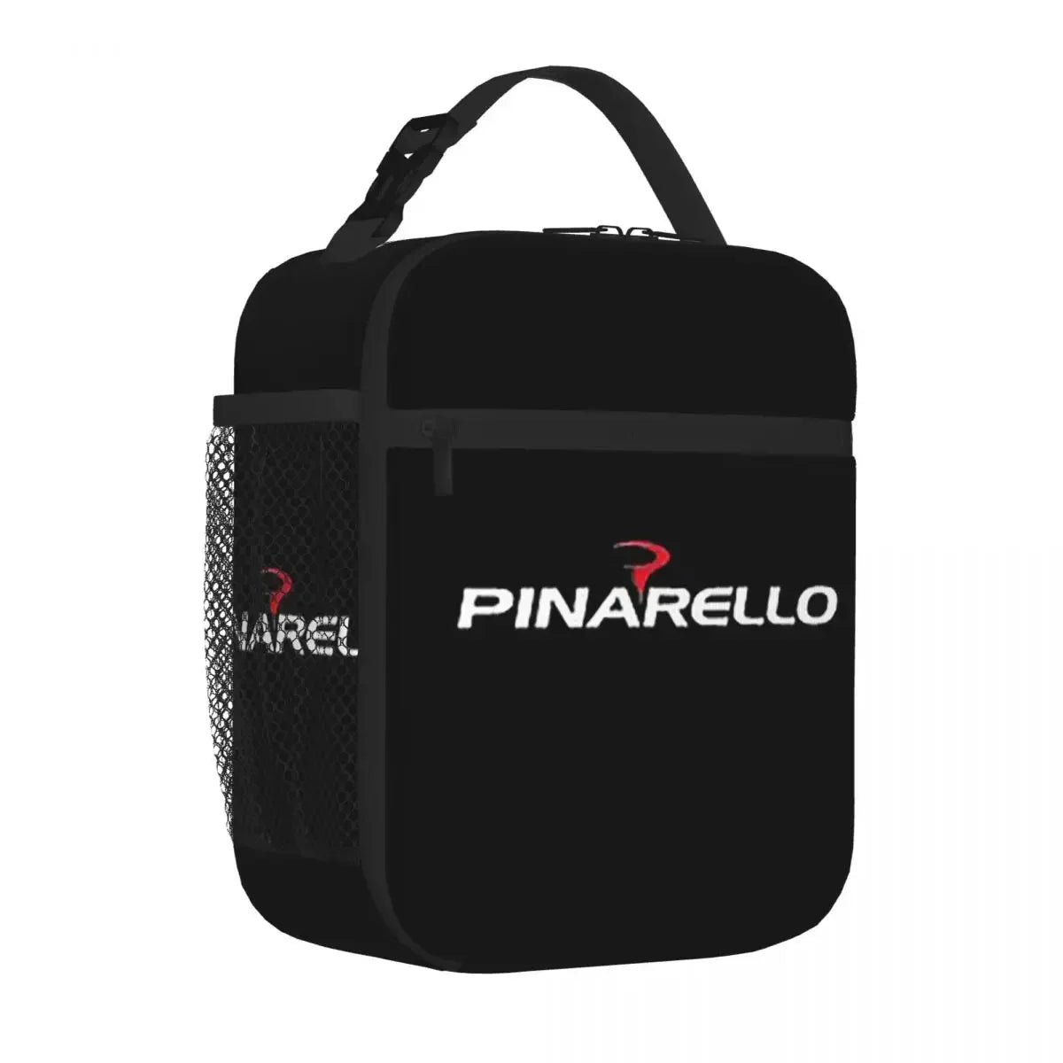 White Script Pinarello Bikes Insulated Lunch Bags Picnic Bags Thermal Cooler Lunch Box Lunch Tote for Woman Work Children School