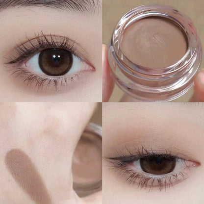 Monochrome Eyeshadow Cream Eye Concealer Base Makeup Smoky Purple Matte Eyeshadow Primer Skin Tone Long Lasting Waterproof