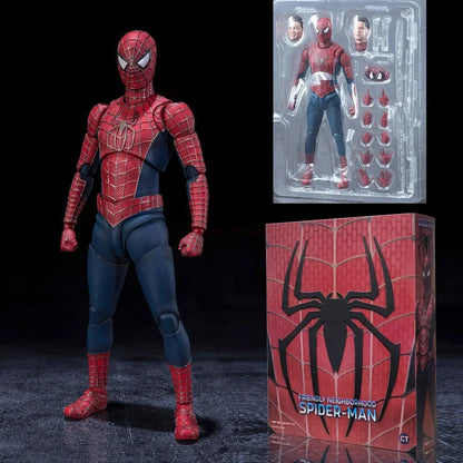 Hot Spider Man 3 Action Figure Tobey Maguire Spiderman 3 Anime Shf Figurine Ct Version Pvc Statue Collection Model Toys Gift