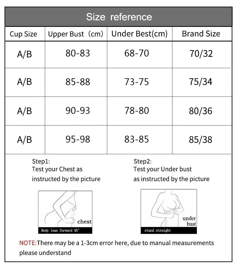 French Bras for Women Simple Seamless Ice Silk Bra One Piece Thick Push Cup Girls Gathering No Steel Rings Women's Underwear