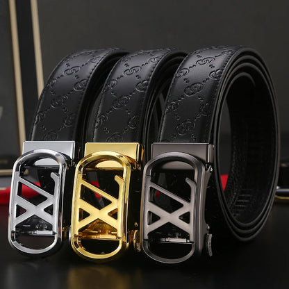 New Men Belts Luxury Famous Genuine Leather Male Belts for Women wide 3.4cm High Quality Designers Brand Buckle Strap jeans