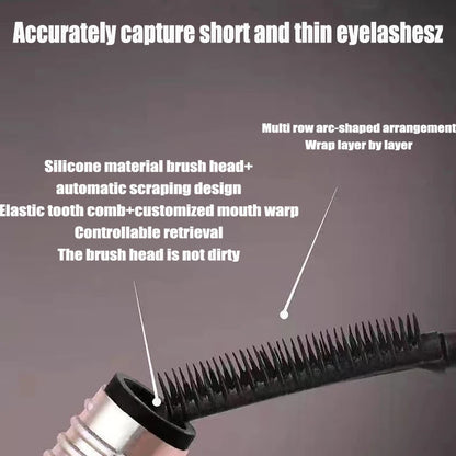 Unilateral Black Mascara Lengthens Eyelashes Volume Long Lasting Waterproof Natural Lashes Female Professional Makeup Cosmetic