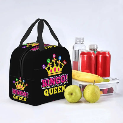 Hot Game Bingo Lunch Bag Leakproof Cooler Thermal Insulated Lunch Box For Women Kids School Beach Camping Travel Food Tote Bags