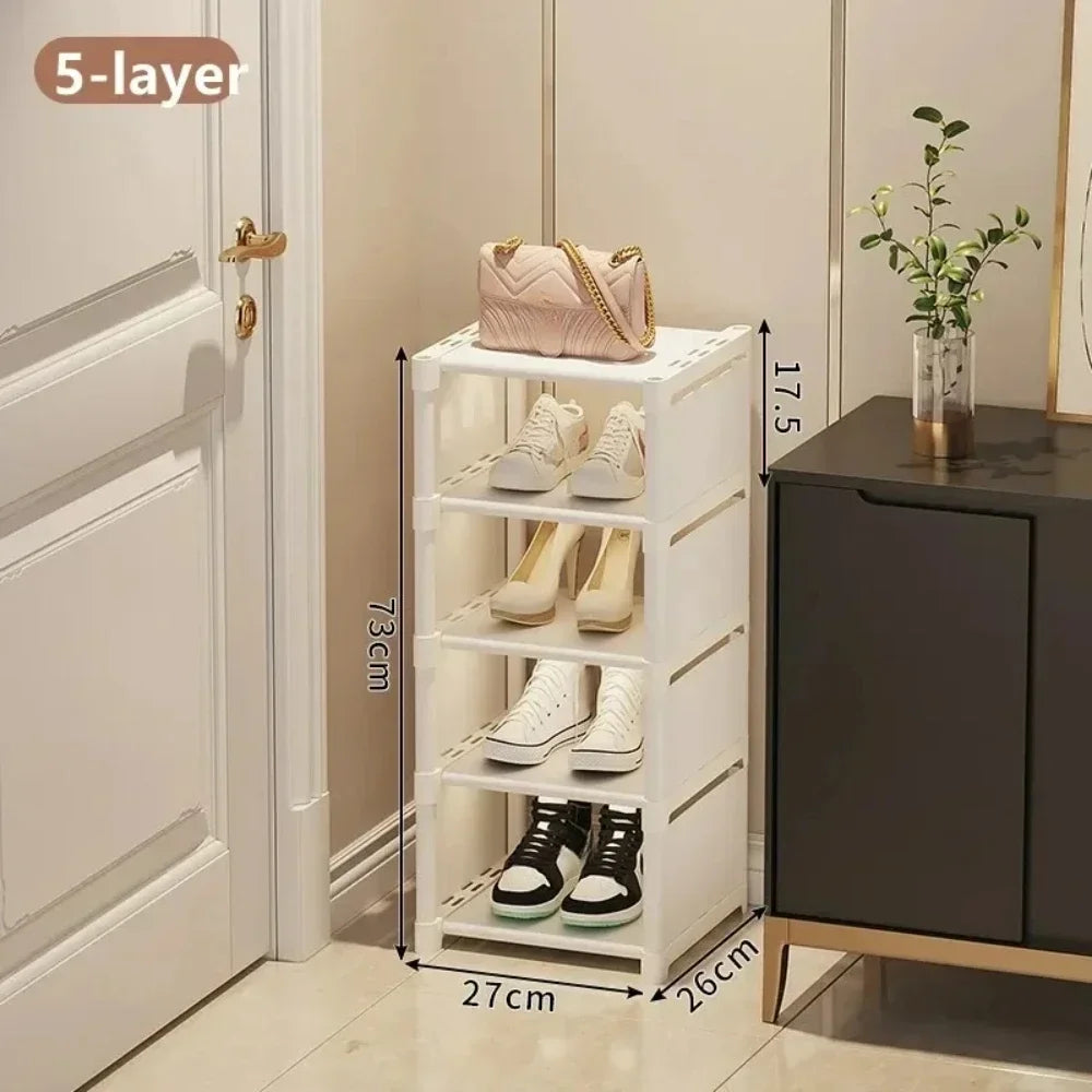 Shoe rack, multi-layer storage rack, household space saving,doorstep entry,indoor dormitory, apartment, small-sized shoe cabinet