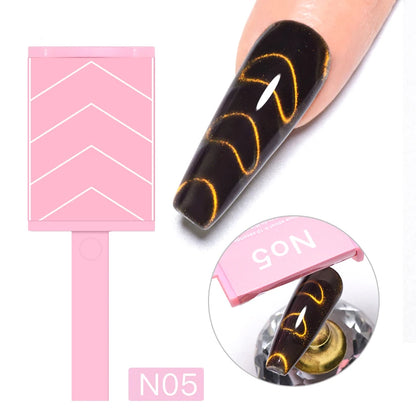 Multifunctional Pink Cat Eye Magnetic Rod Nail Art Tools Powerful Magnet Suitable for Gel Polishing Beauty Manicure Supplies