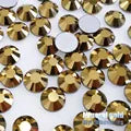 factory sales! Rose Gold 3D Super flash high quality galss nail art non hotfix flatback rhinestones,diy accessory FM025