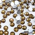 factory sales! Mineral gold 3D Super flash high quality galss nail art non hotfix flatback rhinestones,diy accessory FM018