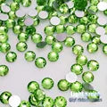 Malachite green 3D Super flash high quality galss nail art non hotfix flatback rhinestones,diy accessory FM08