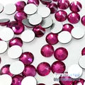 factory sales! light purple 3D Super flash high quality galss nail art non hotfix flatback rhinestones,diy accessory FM011